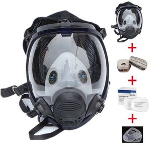 Atemschutz-Vollmaske Atemschutzmasken Vollmaske, Integrierte Gewölbte Staubschutzmasken für Lackieren, Schweißen, Polieren