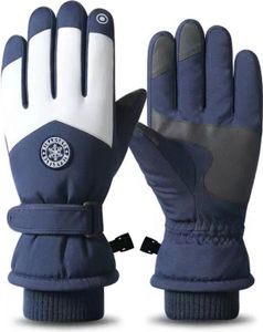 L Handschuhe Wasserdichte Handschuhe Fingerhandschuhe Männer Wasserdicht Skihandschuhe Winterhandschuhe Winddicht Wasserdichte Radfahren dick warm Handschuhe