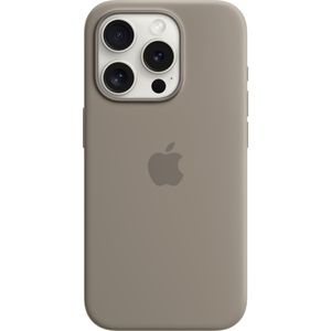 Apple iPhone 15 Pro Silikon Case mit MagSafe Tonbraun iPhone 15 Pro