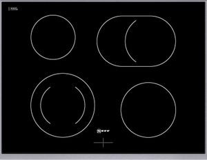 Neff MR 1472 N - Schwarz - Edelstahl - Integriert - Keramik - Keramik - 4 Zone(n) - 4 Zone(n)