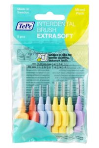 TePe Interdental Ragers Extra Soft Mixed Pack ISO rozmiar 1 - 6 - (0,45 - 1,1 mm)