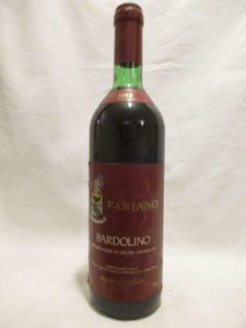 bardolino fabiano rouge 1988 - italie