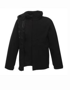 Regatta Herren Funktionsjacke Innenjacke Kragen Fleece Jacke Outdoor, Größe:XL, Farbe:Black/Black