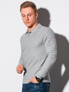 Ombre Clothing Koszulka z długim rękawem Ragnhild szaro-melanżowy XXL