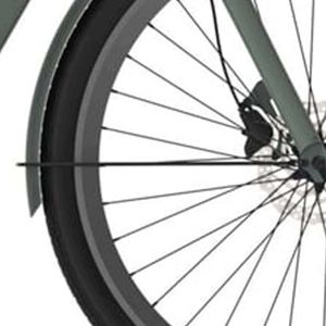 Cortina Fender Rod für 28 E-Nite Titanic Green Matt