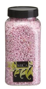Mica Decorations Dekoration Granulat rosa 650 ml 1 kg