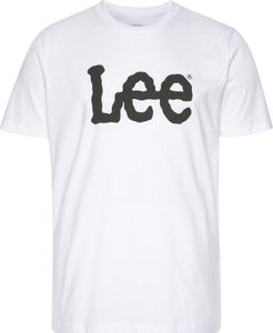 Lee T-Shirt Wobbly Logo Kurzarmshirt mit Logoprint