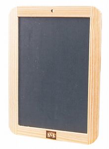 SES Schiefertafel mit Holzrahmen 18x25cm