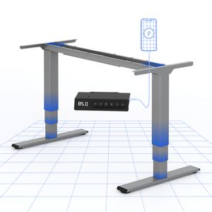 FLEXISPOT Höhenverstellbares Schreibtischgestell,elektrisch, Tischgestell mit 2 starken Motoren,3-Fach-Teleskop,Memory-Handsteuerung & Anti-Kollisions FLEXISPOT Höhenverstellbares Schreibtischgestell,elektrisch, Tischgestell mit 2 starken Motoren,3-Fach-Teleskop,Memory-Handsteuerung & Anti-Kollisions