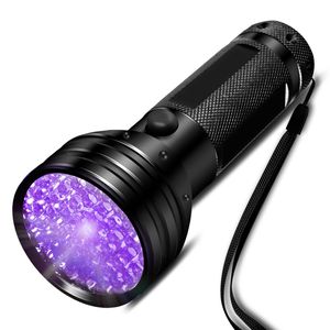 UV-Taschenlampe mit 51 LED-Perlen 395 nm wasserdicht