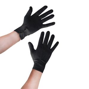 Oblique Unique Herren Handschuhe Einbrecher Dieb Kostüm Accessoire - schwarz