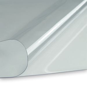 Lysel® PVC Klarsichtfolie Fensterfolie Plane 0,8mm 140cm breit transparent durchsichtig UV-beständig
