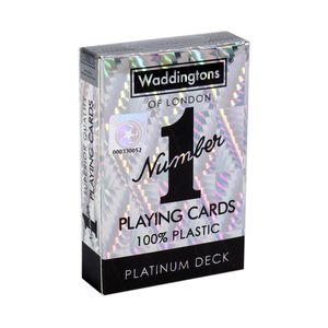 Hrací karty Number 1 Platinum Edition Waddingtons Card Game Pokerová karetní hra