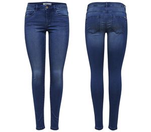 Only Damen Jeans Royal Skinny PIM 504 15096177 blau, Größe:S, Länge:L34