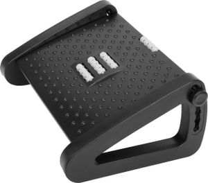 Belle Vous Ergonomische Fußstütze Schreibtisch - Höhenverstellbare Fußablage mit Massagestruktur & Rollendesign - Rutschfeste Fussstütze Büro,