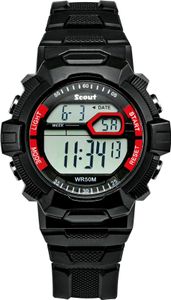 Scout Kinder Uhr The Digi schwarz Jungen Mädchen 280308000