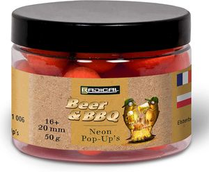 Radical Beer & BBQ Neon Pop Ups Boilies Angelköder Karpfen 50g 3701006