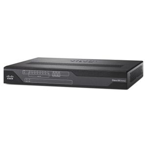 Cisco 892FSP - IEEE 802.1D,IEEE 802.1Q,IEEE 802.1x - Gigabit Ethernet - 10/100/1000Base-T(X) - 10,100,1000 Mbps - 50 użytkowników - BGP,EIGRP,OSPF,RIP-1,RIP-2