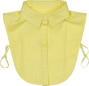 styleBREAKER Damen Blusenkragen Einsatz mit Knopfleiste Unifarben, Kragen für Blusen und Pullover 08020004