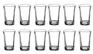12er Set Schnapsgläser 4cl - Shotgläser aus Glas - Shot Gläser für Wodka, Ouzo, Sambuca, Tequila : 12 Stück