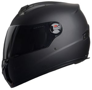 Motorradhelm Integralhelm M61 Helm Größe L Rollerhelm Sturzhelm matt schwarz getöntes Visier