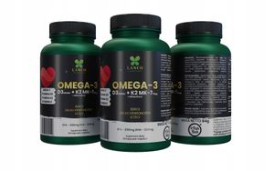 Lanco Nutritions Omega 3 + D3 + K2 Kwasy Omega-3 Kapsułki 60 Szt suplement diety