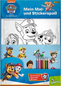 PAW Patrol - Mein Mal- und Stickerspaß