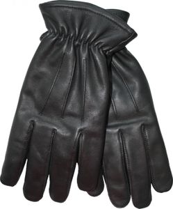 Herren Lammnappa Lederhandschuhe Handschuhe echtleder Lamm-Nappaleder schwarz, Größe:7=S Handumfang 19cm