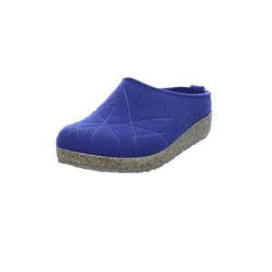 Haflinger Uni papuče Grizzly Mikado 16068-37, 16068-38, 16068-39, 16068-40, 16068-41, 16068-42, 16069-37, 16069-38, 16069-39, 16069-40, 16069-41, 16069-42 HAF-741040 modrá 39