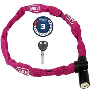 Abus Kettenschloss 1500 Web L 60 cm D 4 mm korallenrot/pink