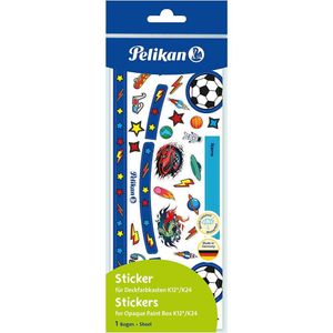 Pelikan Sticker für Deckfarbkasten K12/K24 blau