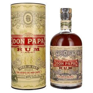 Don Papa 7 Years Old Single Island Rum 40% Vol. 0,7l in Geschenkbox