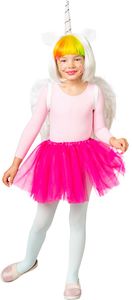 Tutu Rock Tüllrock Minirock pink 2-lagig Kinder Karneval Fasching Kostüm 140/152