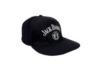 Jack Daniels Cap - Kappe / Baseball / Cap in Schwarz mit Logo + Verstellbar