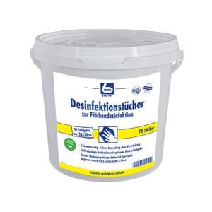 Dr. Becher Desinfektionstücher für Flächendesinfektion 70 Tücher (1er Pack)