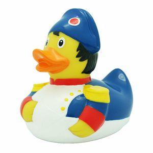 Lilalu - 1953 - Badeente Napoleon, PVC, 9cm, Quietscheente