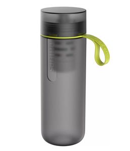 Philips AWP2722GRR/10, 590 ml, Fahrrad, Tägliche Nutzung, Fitness, Wandern, Sport, Schwarz, Limette, Lineares Polyethylen mit niedriger Dichte (LLDPE), Black, Erwachsener