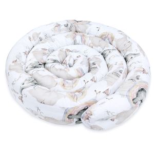 Seitenschläferkissen Bettschlange Body Pillow 200 cm Baumwolle - Kopfkissen lang Bettrolle Schlafkissen Nackenrolle Elefant