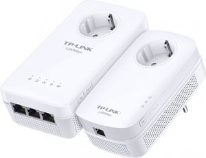 TP-Link TL-WPA8630P ZESTAW Gigabitowa karta sieciowa AV1300 Wifi AC1300, Wi-Fi 1300 Mb/s i gniazdo Powerline 1300 Mb/s