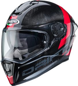 Caberg Drift Evo Sonic Carbon Helm Farbe: Schwarz/Rot, Grösse: L (59/60)