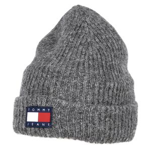 Tommy Jeans dámská pletená čepice TJW SOFT READY BEANIE šedá směs textilu