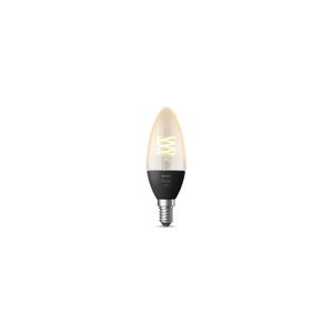 Bílá lampa E14 svíčka LED