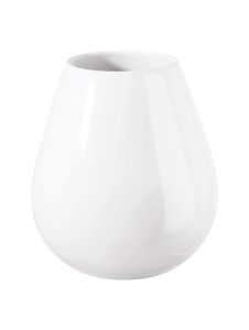 Keramická váza ASA Selection biela lesklá tvar kvapky výška 18 cm