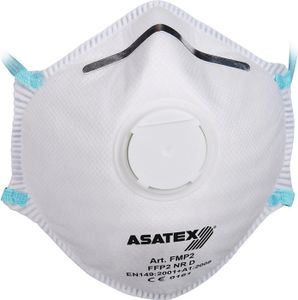 ASATEX Atemschutzmaske FFP 2 / V NR D mit Ausatemventil