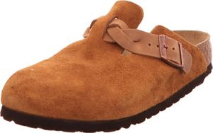 Birkenstock kapcie damskie Boston Braided 28489-38, 28489-40, 28489-42 BIR-1026713 mink 38 [Buty damskie]