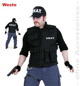 SWAT Weste Polizei Karneval Fasching Kostüm XXL 56/58