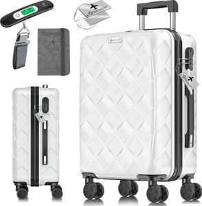 KESSER® Reisekoffer | Koffer ABS Hartschalenkoffer mit Zahlenschloss, Kofferwaage & Reisebrieftasche 360° Rollen | Koffer für Business & Reise Trolley KESSER® Reisekoffer | Koffer ABS Hartschalenkoffer mit Zahlenschloss, Kofferwaage & Reisebrieftasche 360° Rollen | Koffer für Business & Reise Trolley