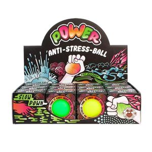 POWER Anti-Stressball, 4fach sort.