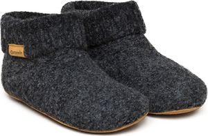 Gottstein Hüttenschuh Knit Boot mit Ledersohle Charcoal ,47