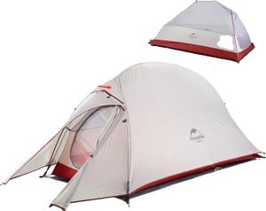 Ultralehký kempinkový stan, 20D nylon nepromokavý, prostorný pro jednu osobu, 1 2kg